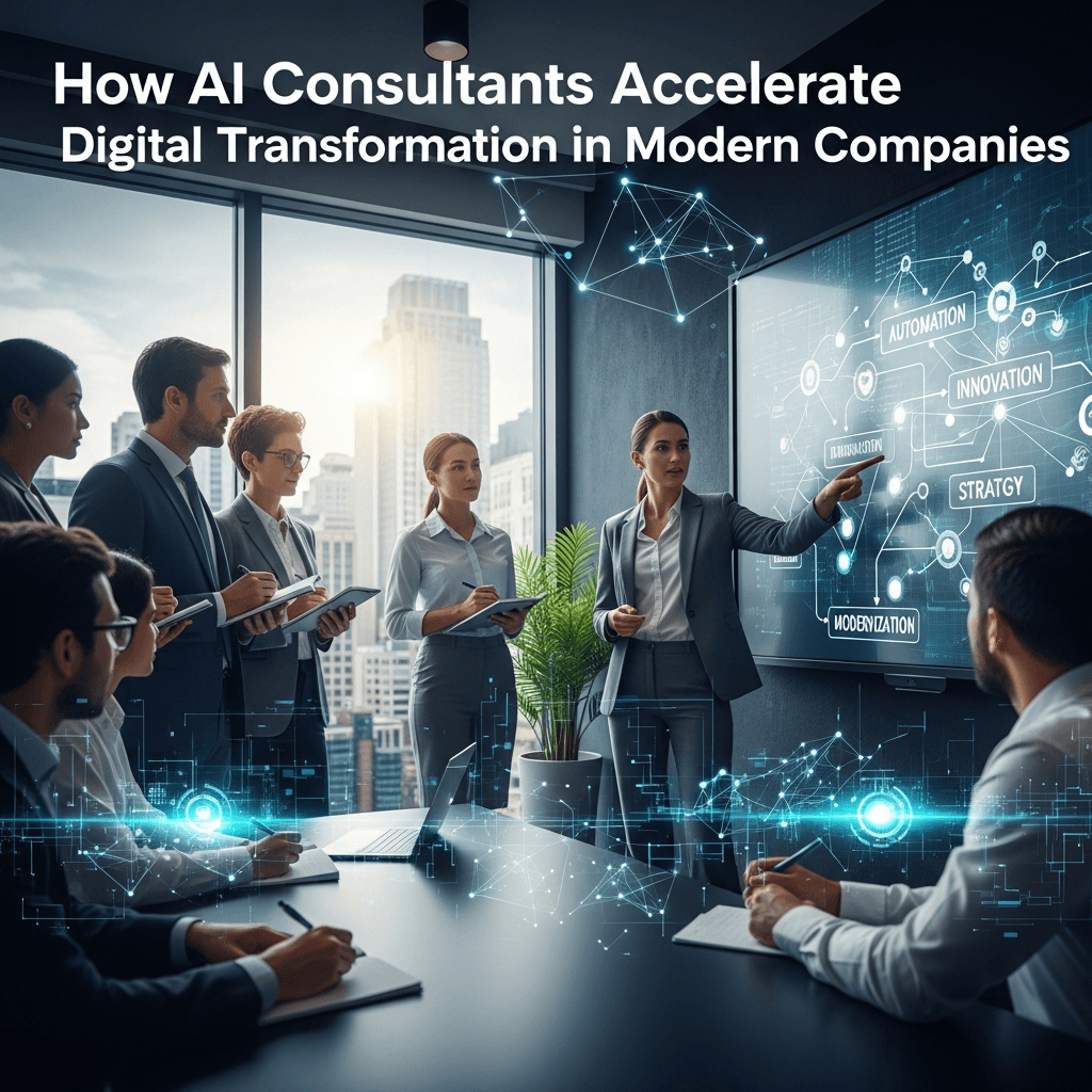 Featured image for How AI Consultants Accelerate Digital Transformation in Modern Companies